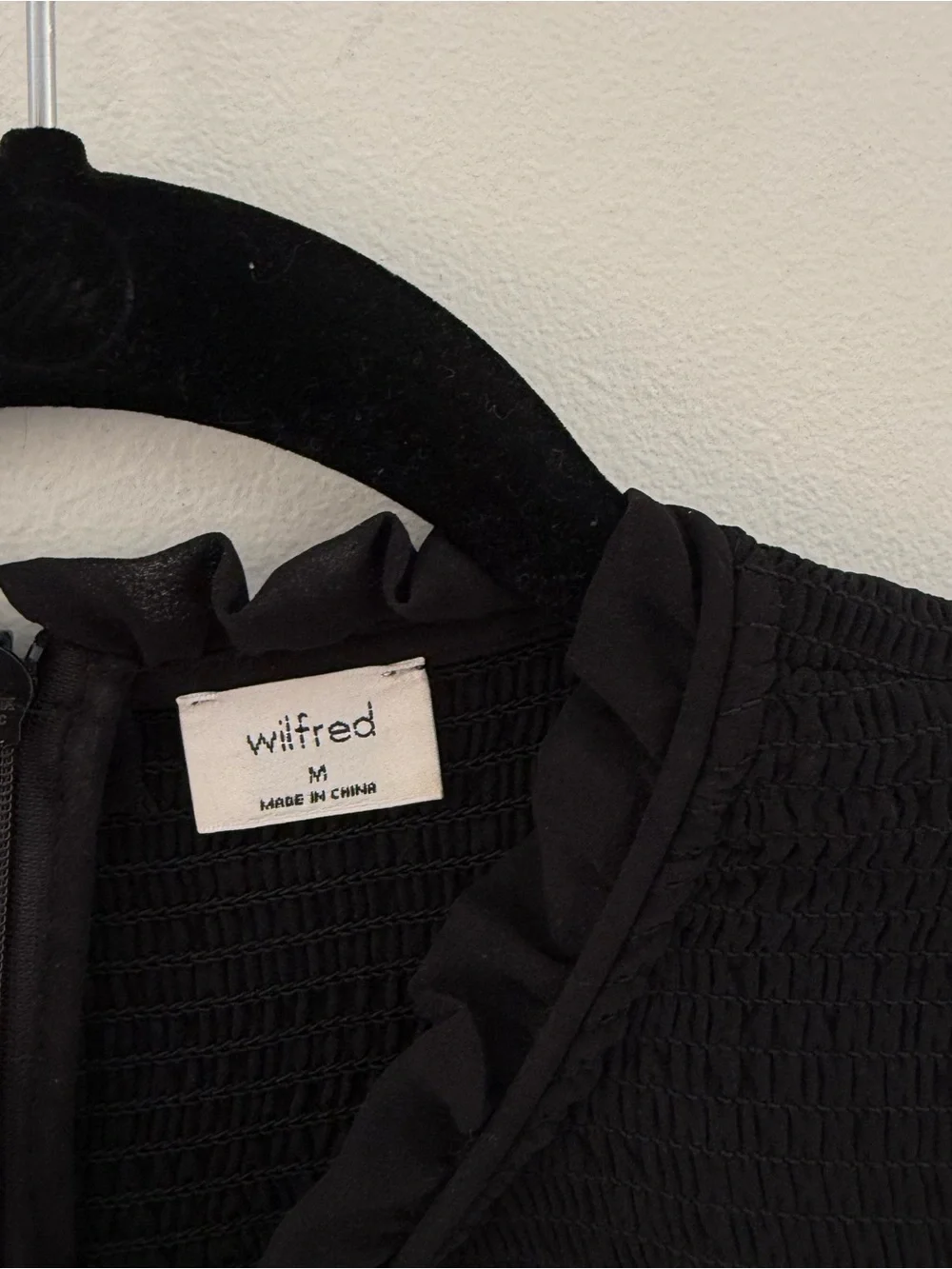 Aritzia Wilfred Black Blouse